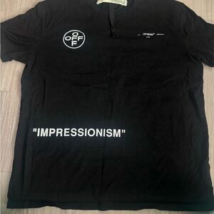 Off-White Black Graphic Tee
